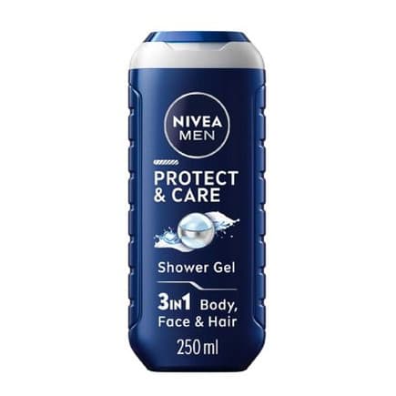 MEN Protect & Care Moisturizing Shower Gel with Aloe Vera for Body, Face & Hair