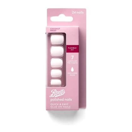 False Nail Coconut Frost x24