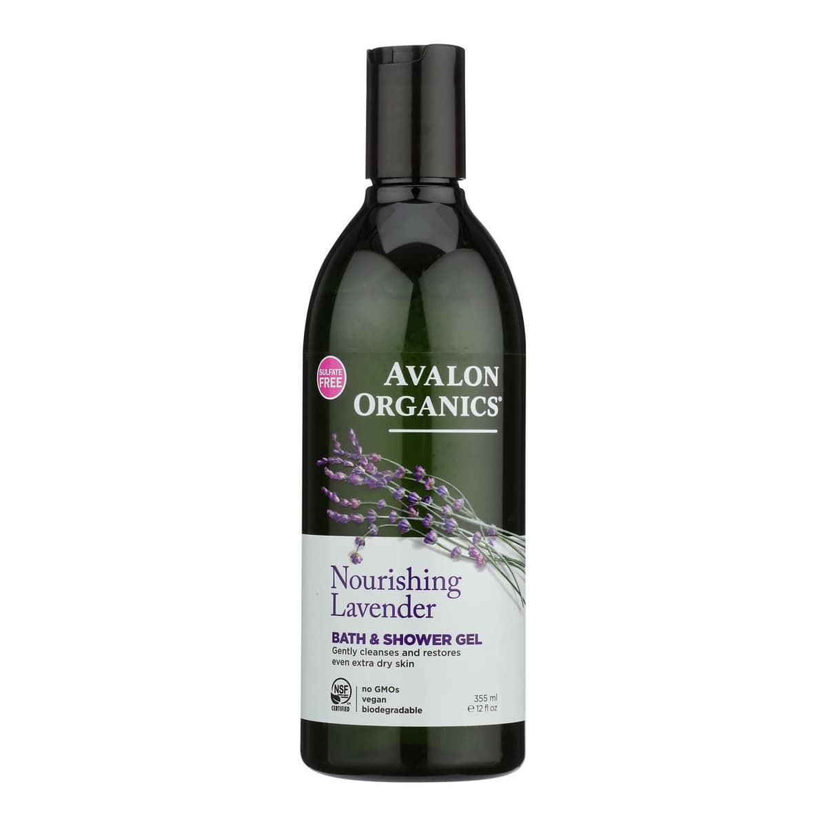 Nourising Lavender Bath and Shower Gel - 12 fz