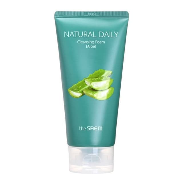 Natural Daily Cleansing Foam, Aloe