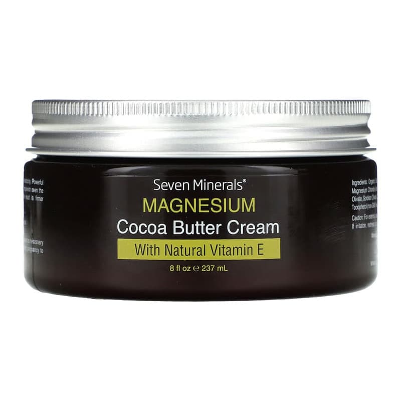 Magnesium Cocoa Butter Cream, With Natural Vitamin E