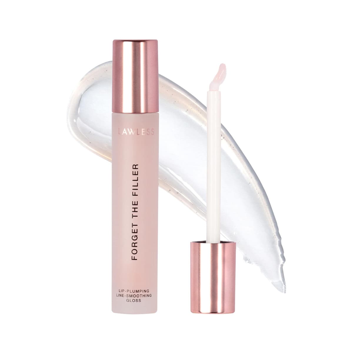 Jumbo Queen Sized Forget The Filler Lip Plumper Line Smoothing Gloss, Rosy Outlook