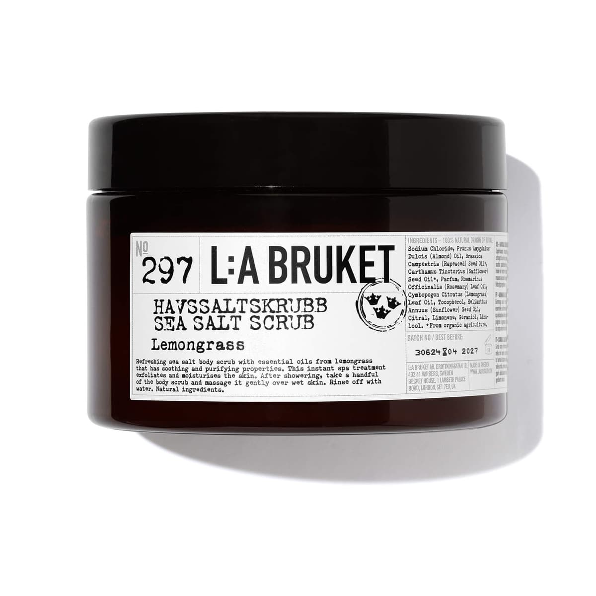 Sea Salt Scrub Lemongrass 297