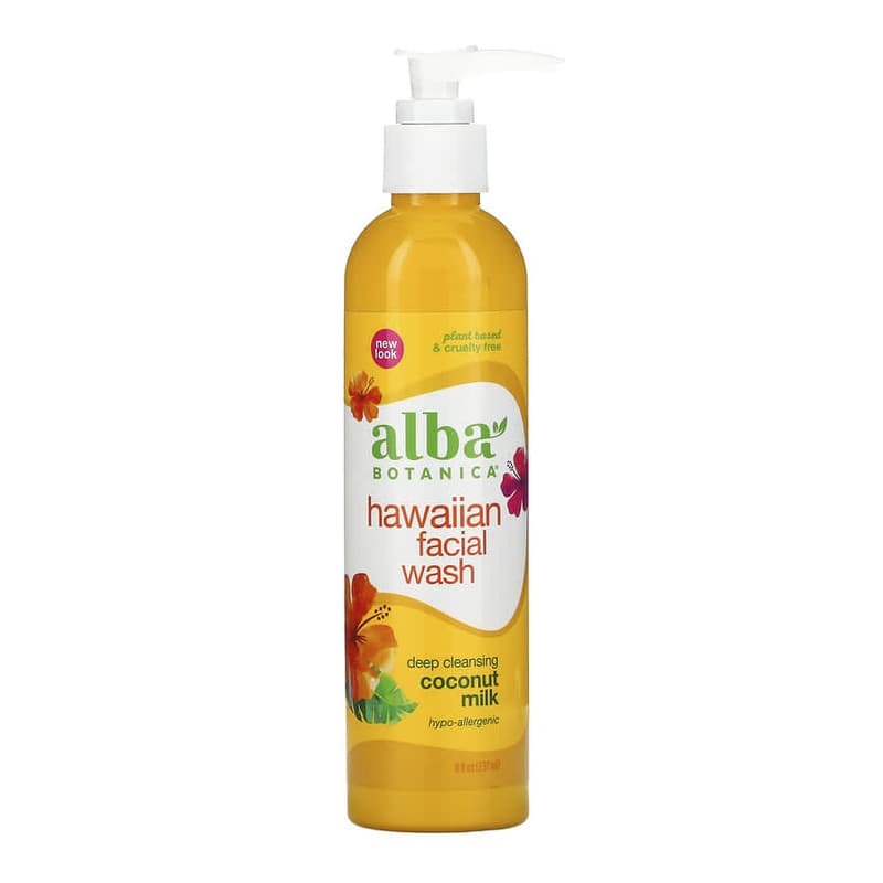 Hawaiian Facial Wash, Deep Cleansing Coconut Milk
