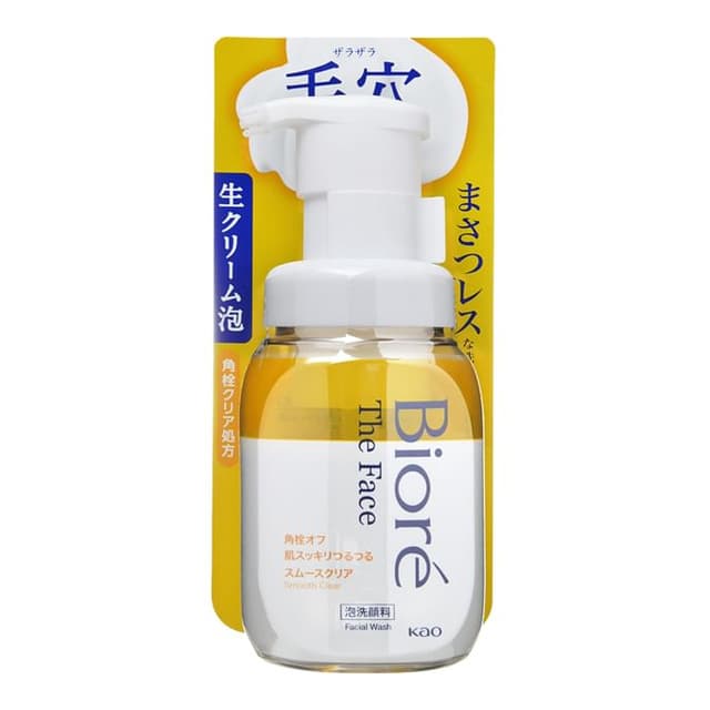 Biore The Face Foam Facial Cleanser Smooth Clear