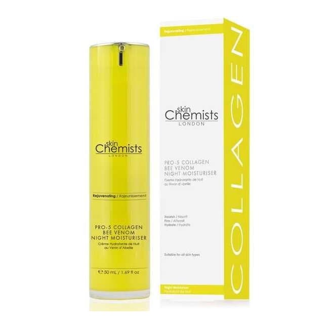 skinChemists Pro-5 Collagen Bee Venom Night Moisturizer