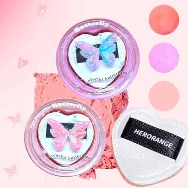 Butterfly Rhyme Air Powder Blusher Cream, #04