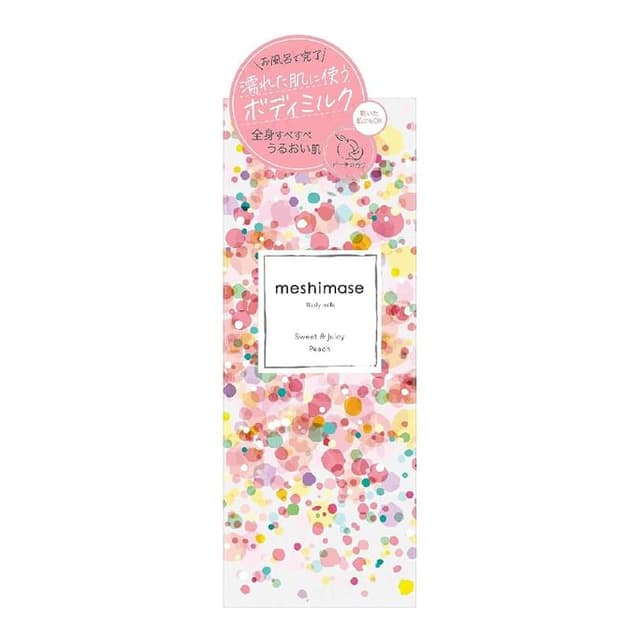 meshimase Body Milk Sweet & Juicy Peach Scent