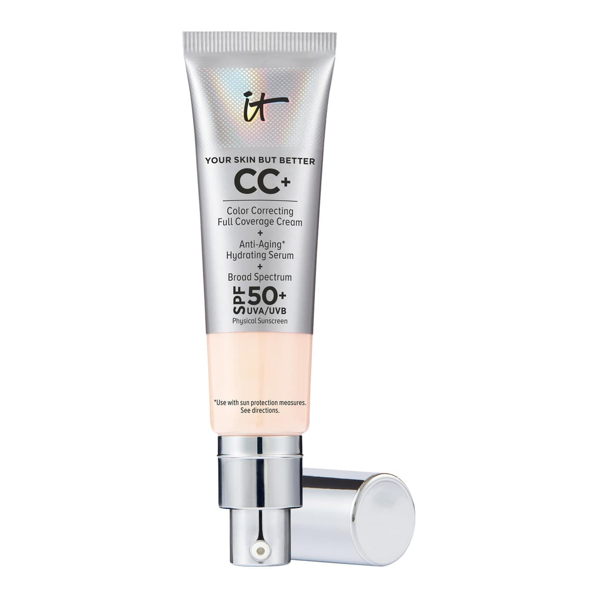 CC+ Cream Full Coverage Color Correcting Foundation with SPF 50+, Fair Beige