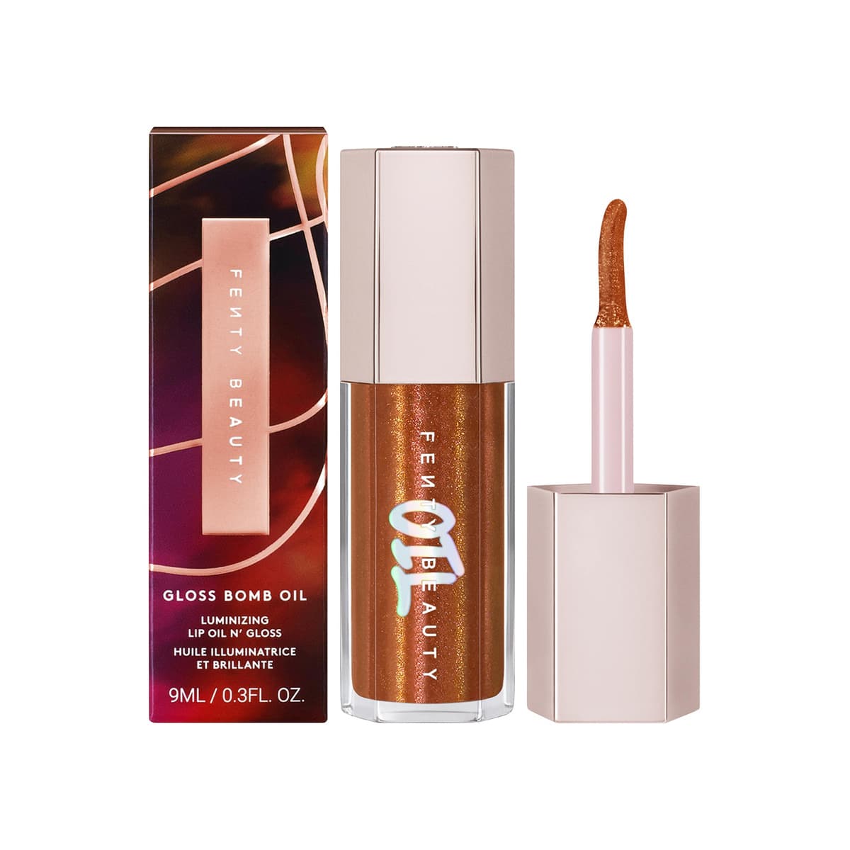 Gloss Bomb Oil Luminizing Lip Oil 'N Gloss, Fro$ted Bunz