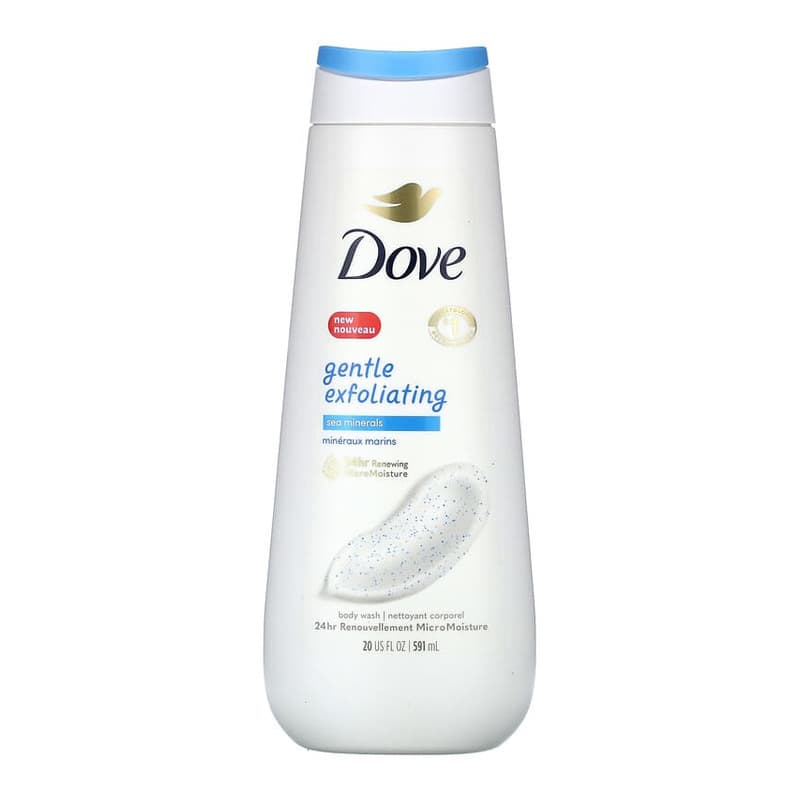 Gentle Exfoliating Body Wash, Sea Minerals