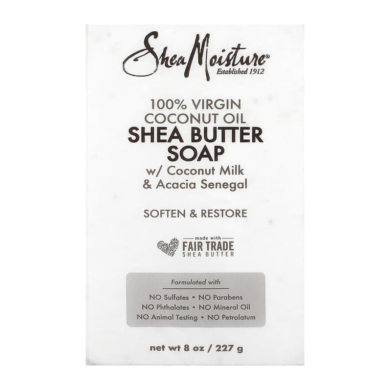100% Virgin Coconut Oil Shea Butter Soap