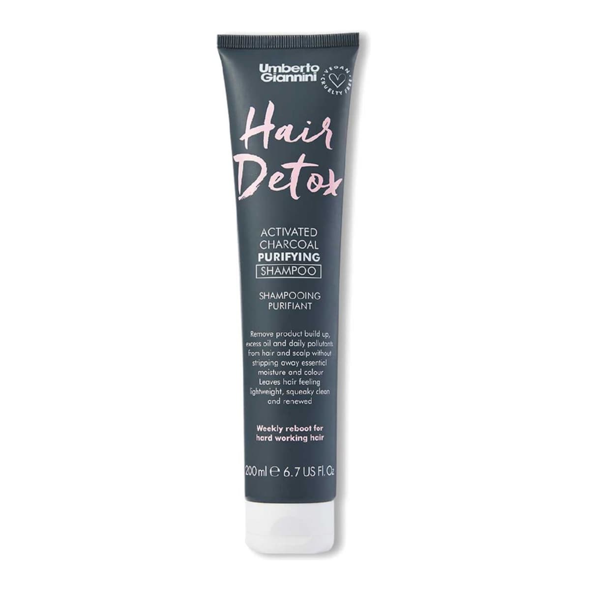Hair Detox Activated Charcoal Purifying Shampoo