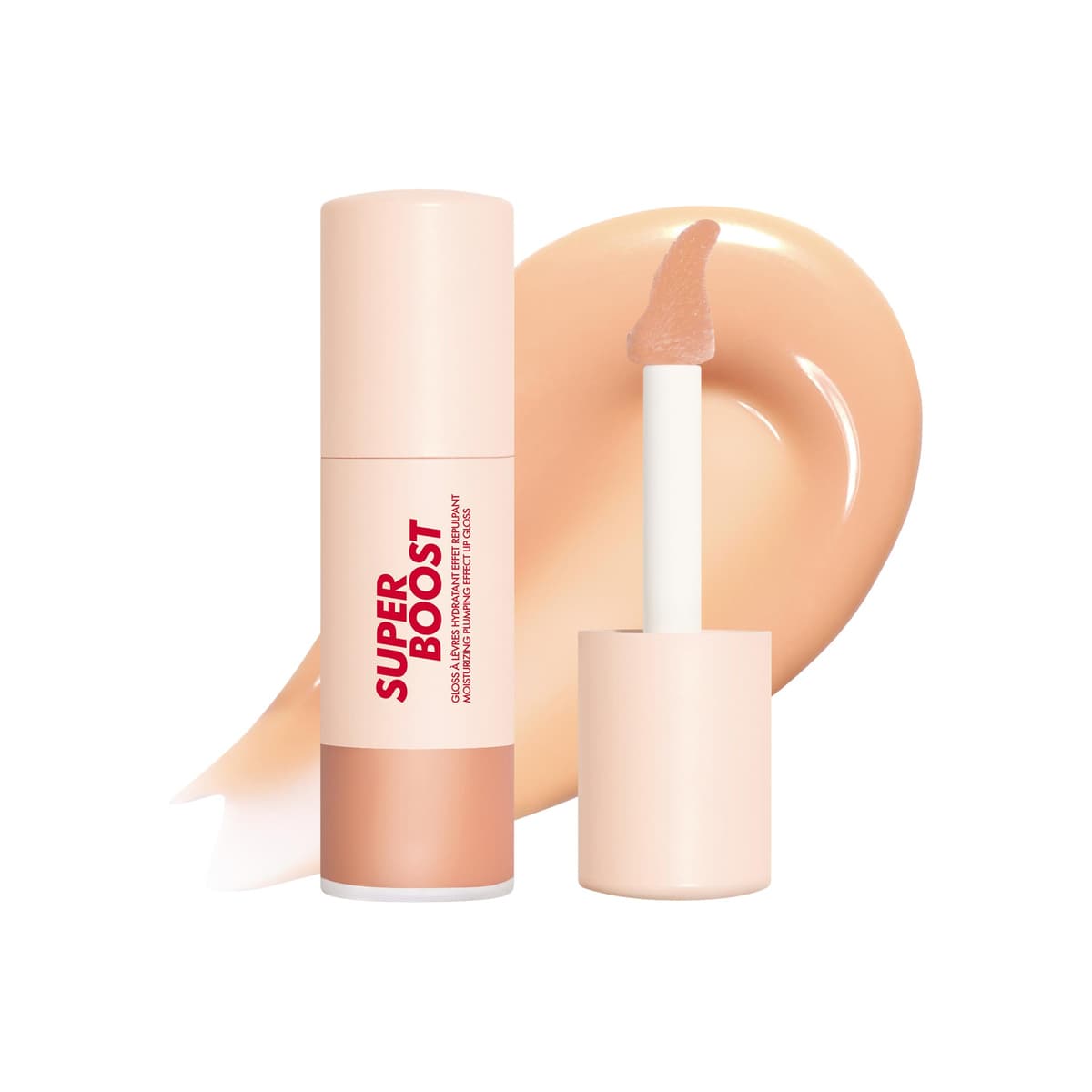 Super Boost Moisturizing & Plumping Lip Gloss, #04 Latte Glaze