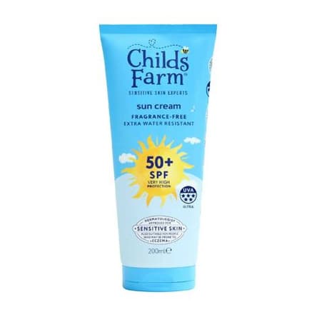 SPF 50+ Sun Cream Fragrance Free Sunscreen for Kids & Sensitive Skin
