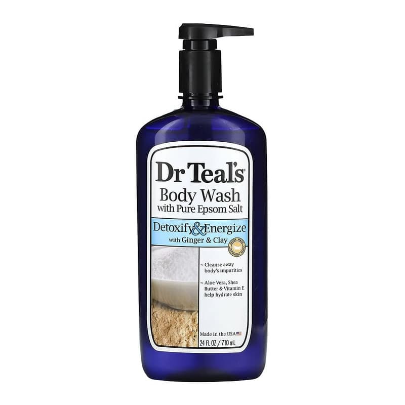 Body Wash With Pure Epsom Salt, Detoxify & Energize