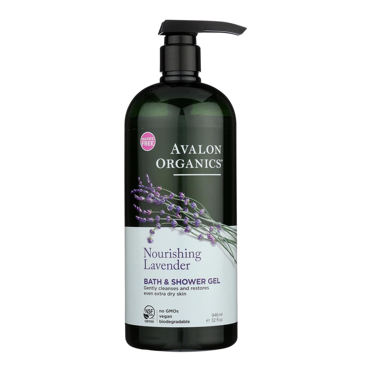 Nourishing Lavender Bath and Shower Gel - 32 fz