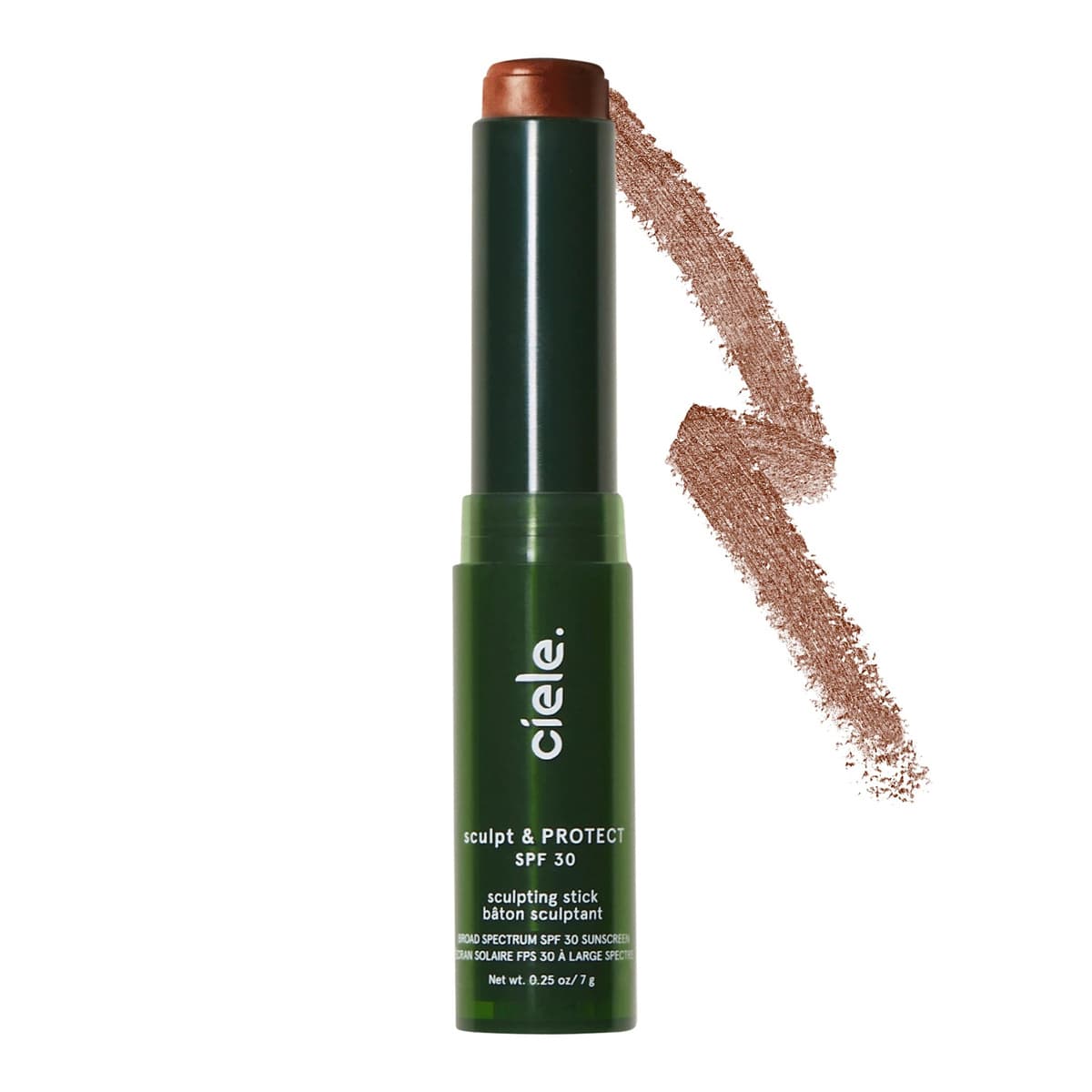 sculpt & PROTECT SPF 30+ bronzing contour stick, #04 Dark