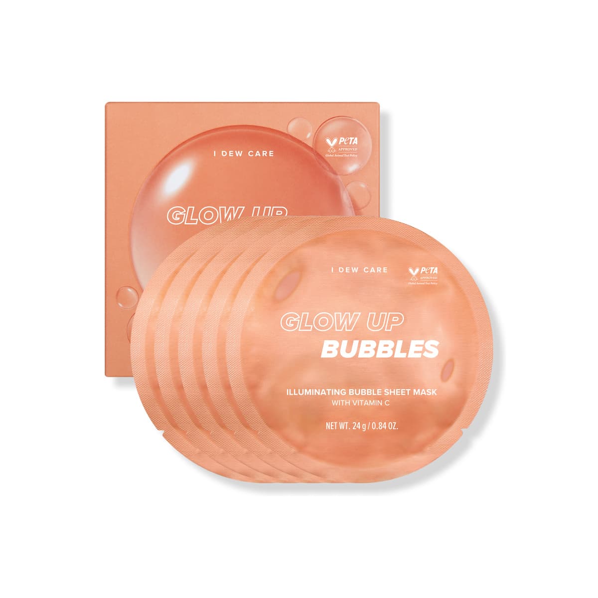 Glow Up Bubbles Illuminating Bubbling Sheet Mask