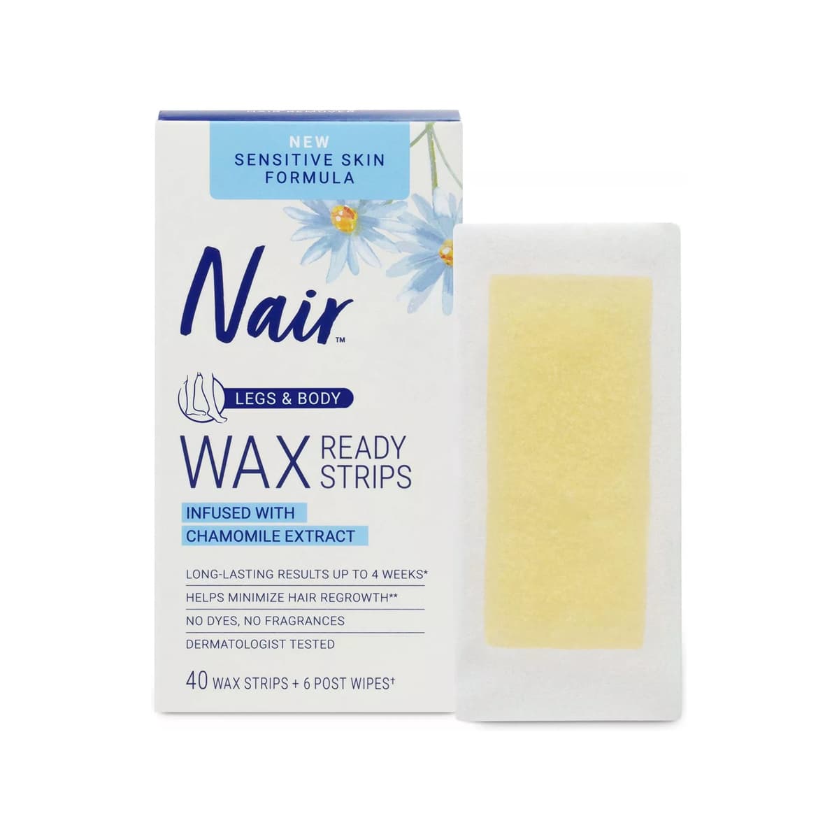 Sensitive Hair Remover Legs & Body Wax Strips