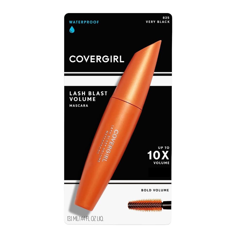 Volume Mascara Waterproof, Very Black 825