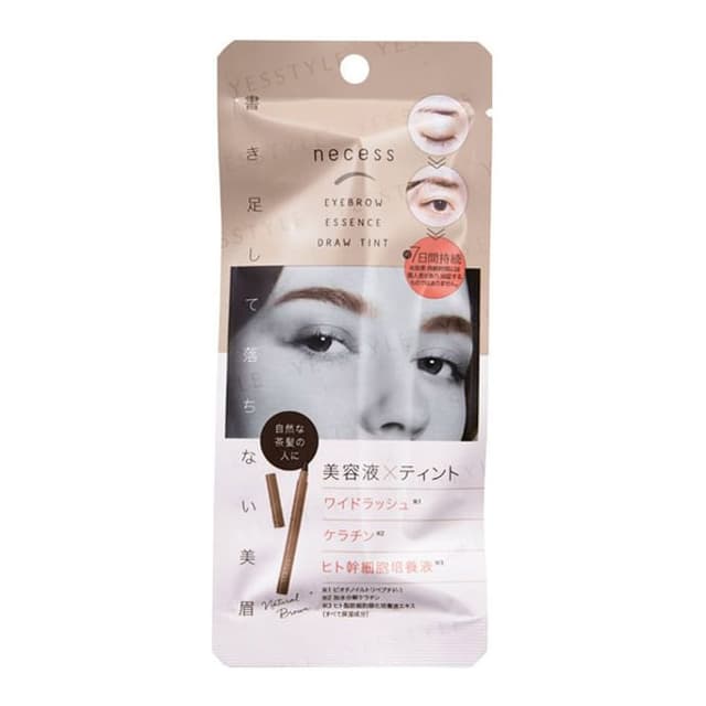 Necess Eyebrow Essence Draw Tint Natural Brown