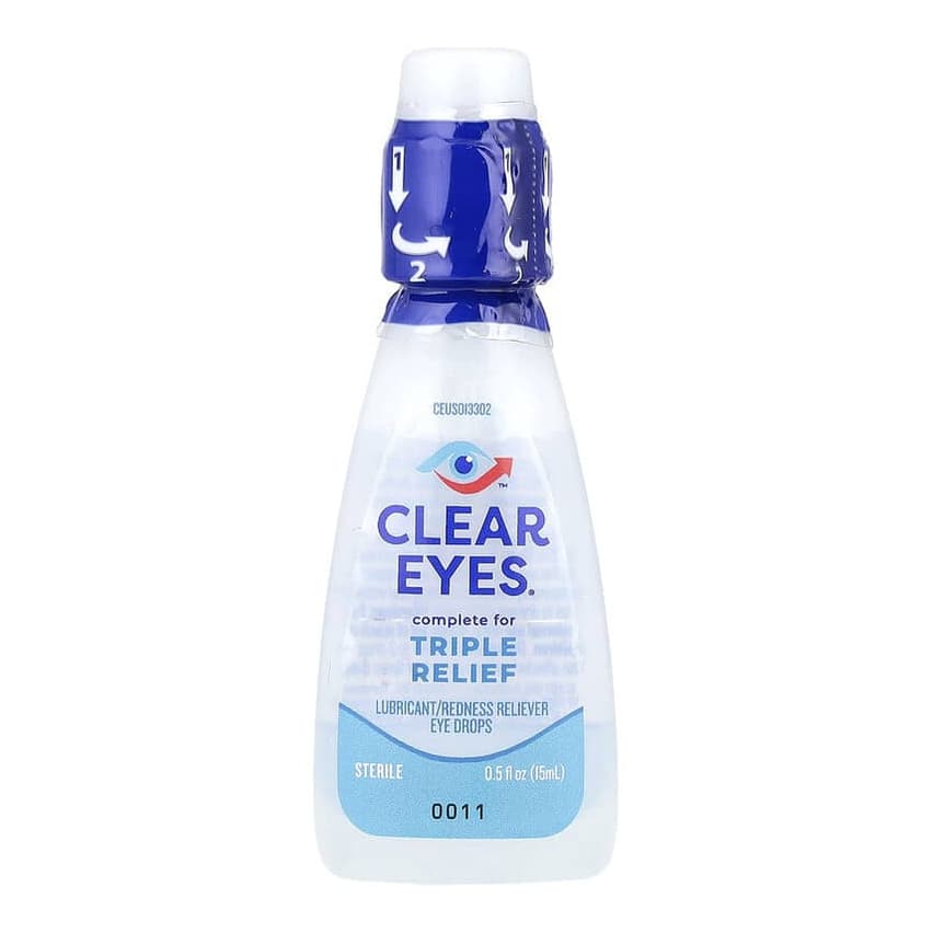 Triple Relief, Lubricant/Redness Reliever Eye Drops