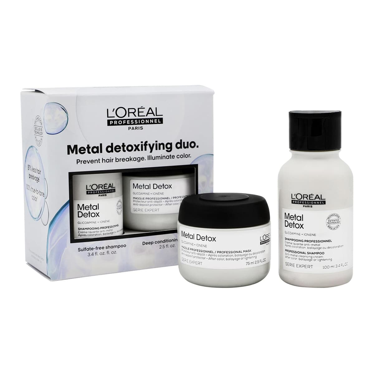 Mini Metal Detox Shampoo & Hair Mask Starter Set