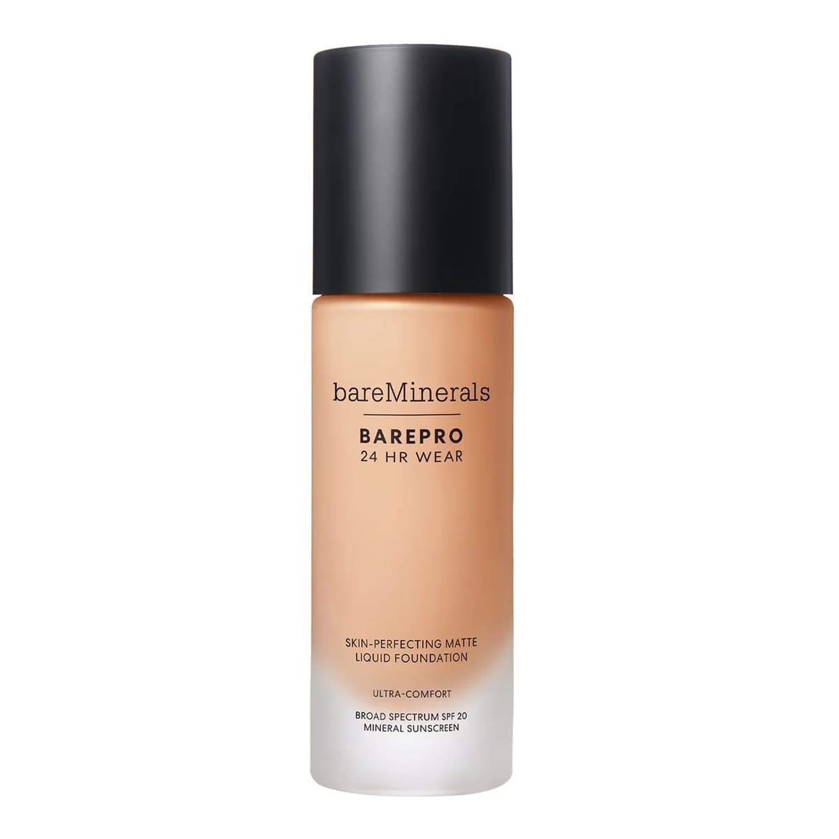 BAREPRO 24 Hour Matte Liquid Foundation Mineral SPF 20, Light 21 Warm