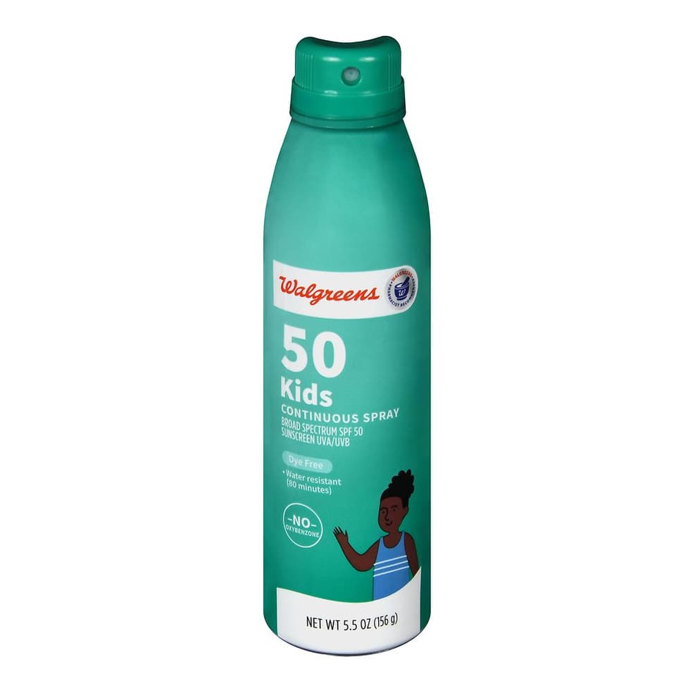 50 Kids Continuous Spray Sunscreen