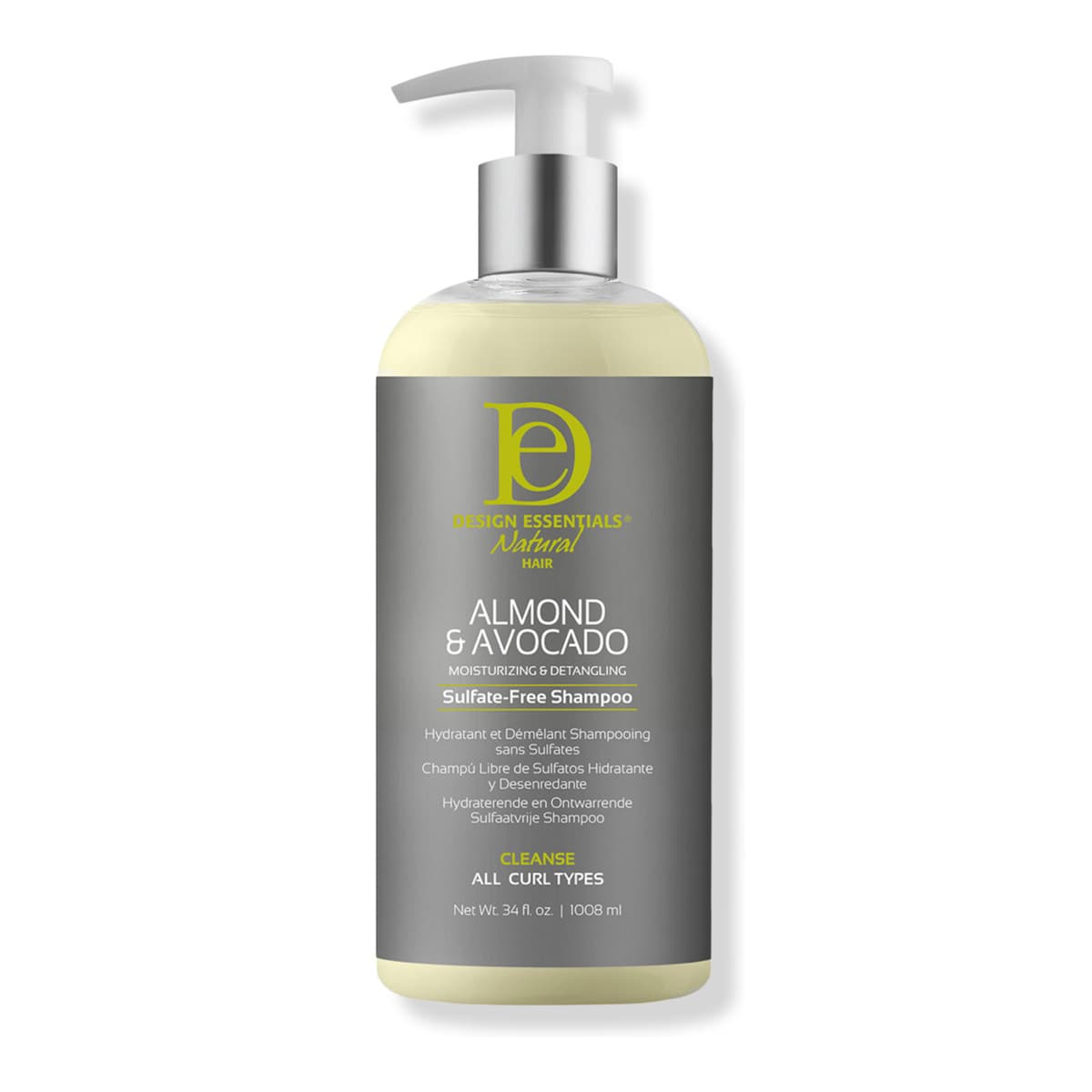 Almond & Avocado Moisturizing & Detangling Sulfate-Free Shampoo
