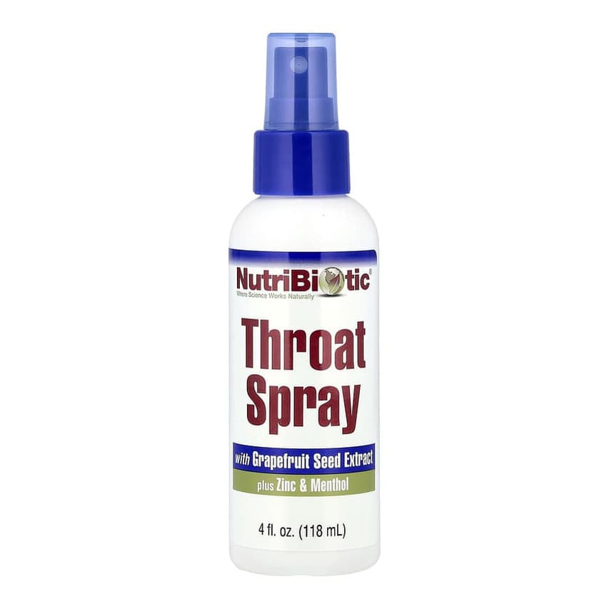 Throat Spray with Grapefruit Seed Extract plus Zinc & Menthol