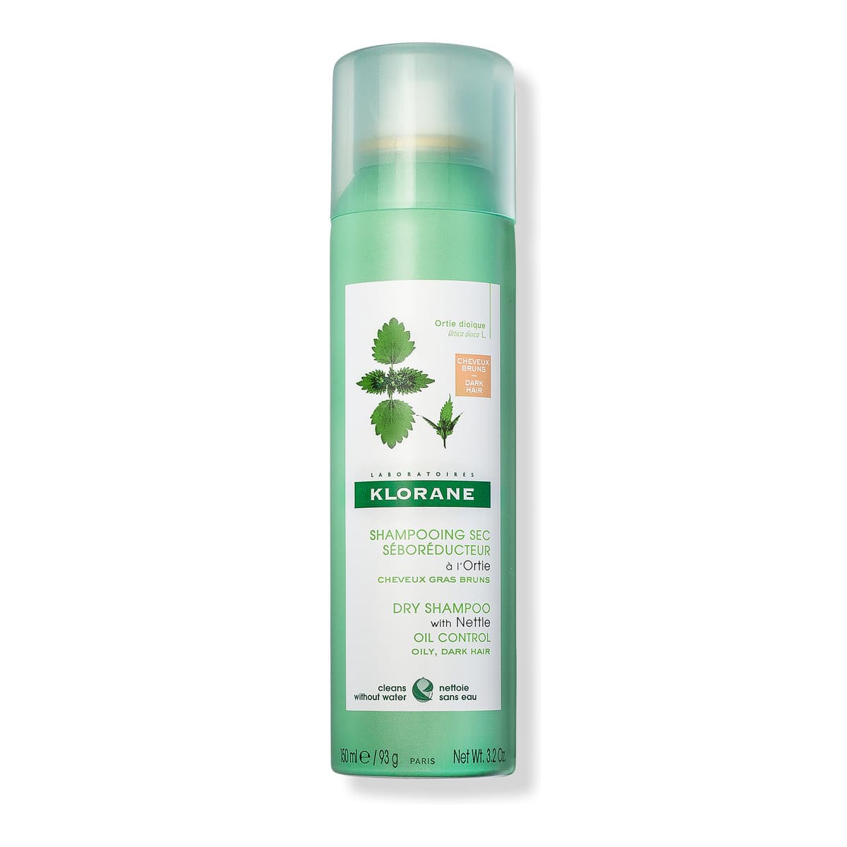 Oil-Control Dry Shampoo with Nettle for Dark Hair