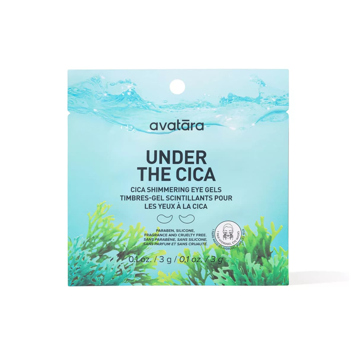 Under the Cica Sparkling Hydrogel Eye Masks