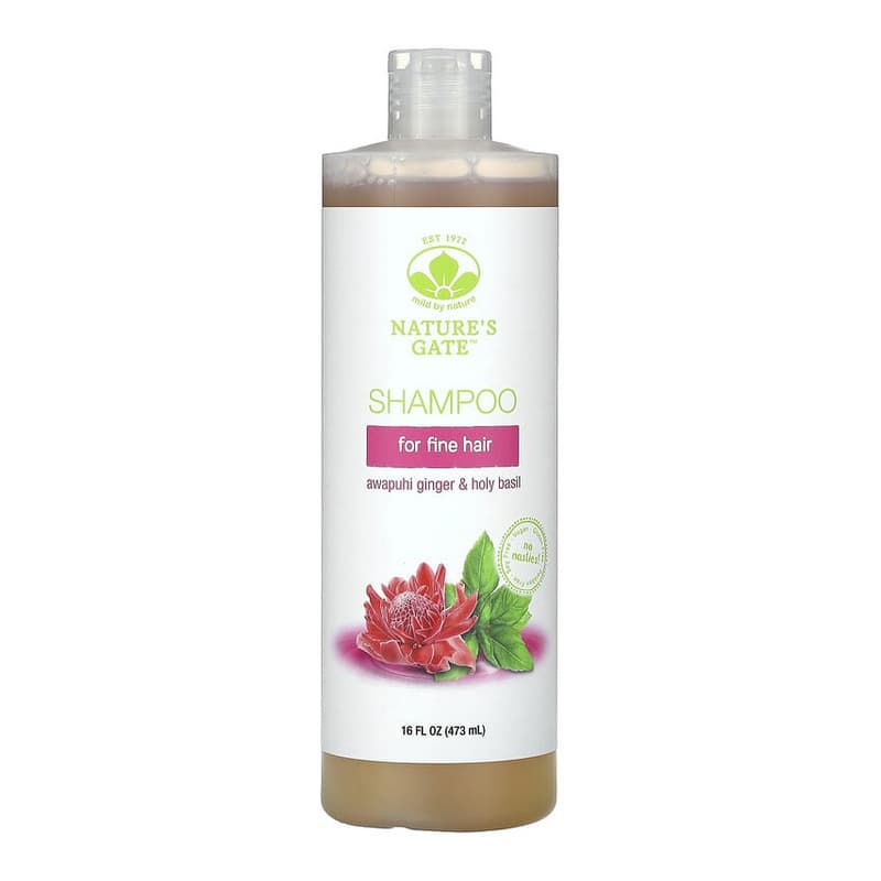 (Nature's Gate), Awapuhi Ginger & Holy Basil Shampoo for Fine Hair