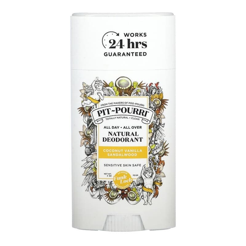 Pit-Pourri® Natural Deodorant, Coconut Vanilla Sandalwood