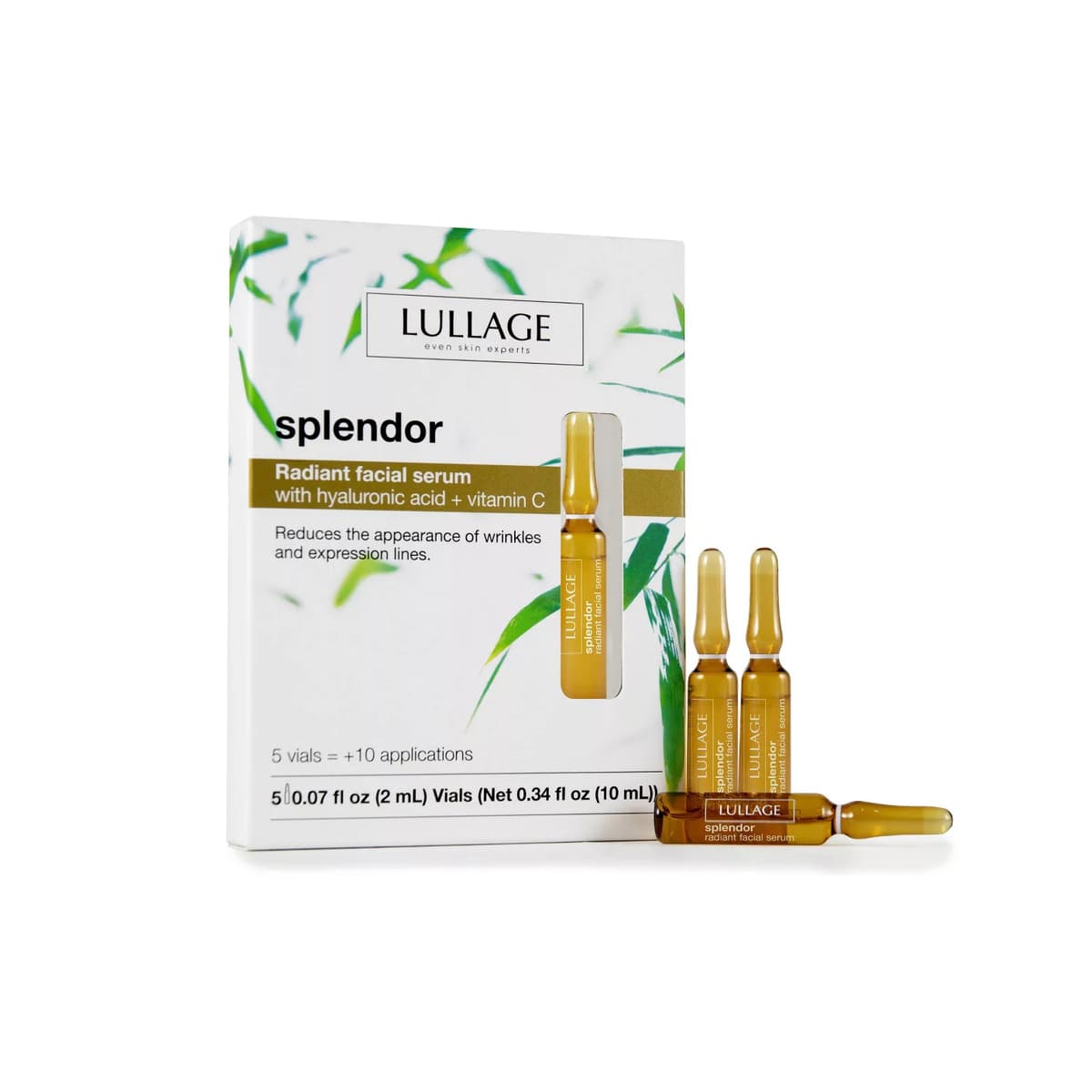 Splendor Radiant Hyaluronic Acid and Vitamin C Ampoules Face Serum