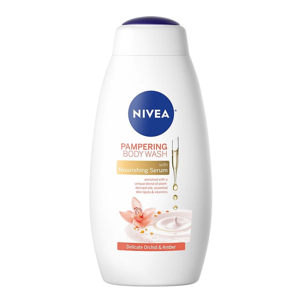 Pampering Body Wash Delicate Orchid and Amber