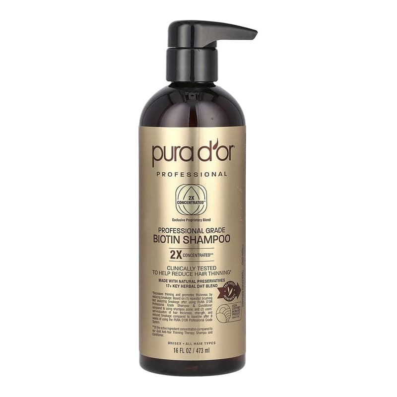 Professional Grade Biotin Shampoo, All Hair Types