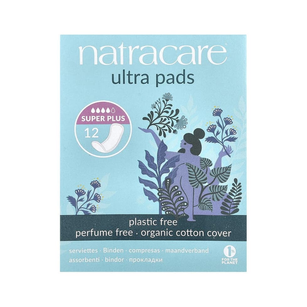 Ultra Pads, Organic Cotton Cover, Super Plus