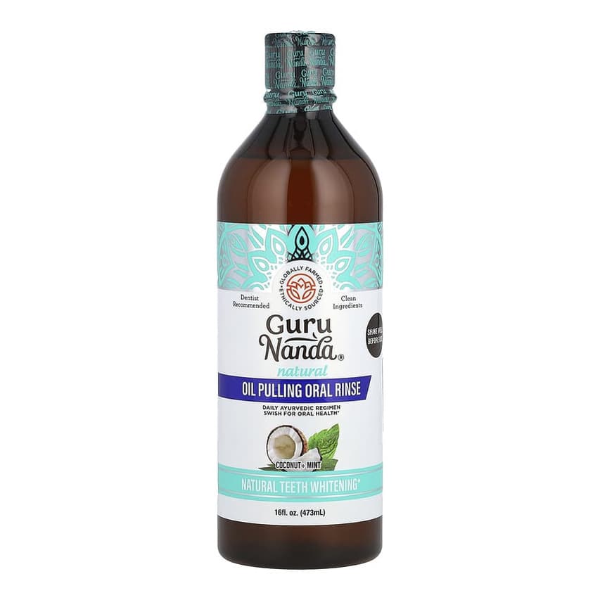 Natural Oil Pulling Oral Rinse, Coconut + Mint