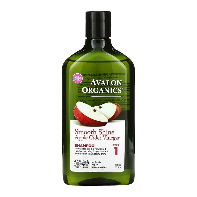 Shampoo, Smooth Shine, Step 1, Apple Cider Vinegar