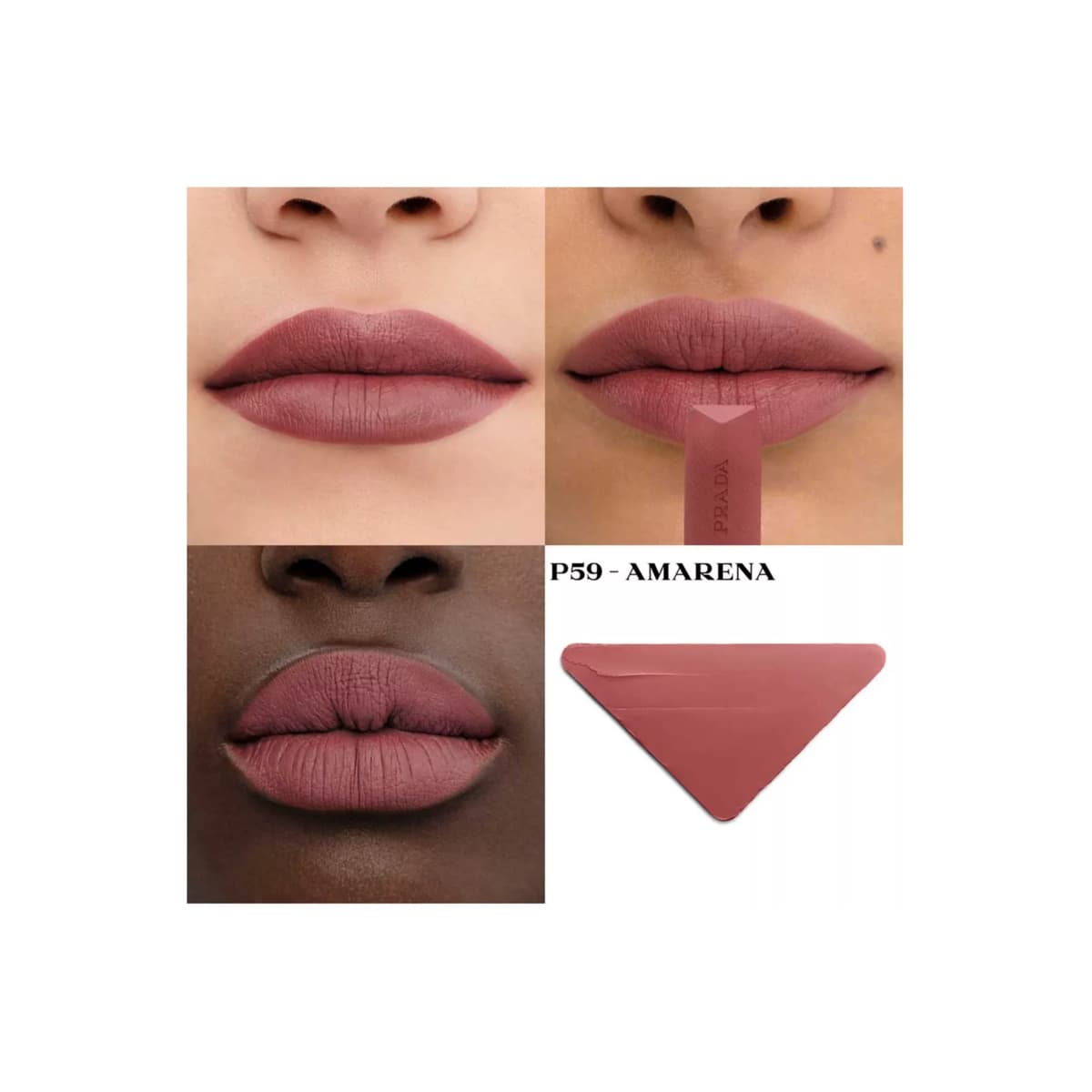 Monochrome Hyper Matte Lipstick, P59 Amarena
