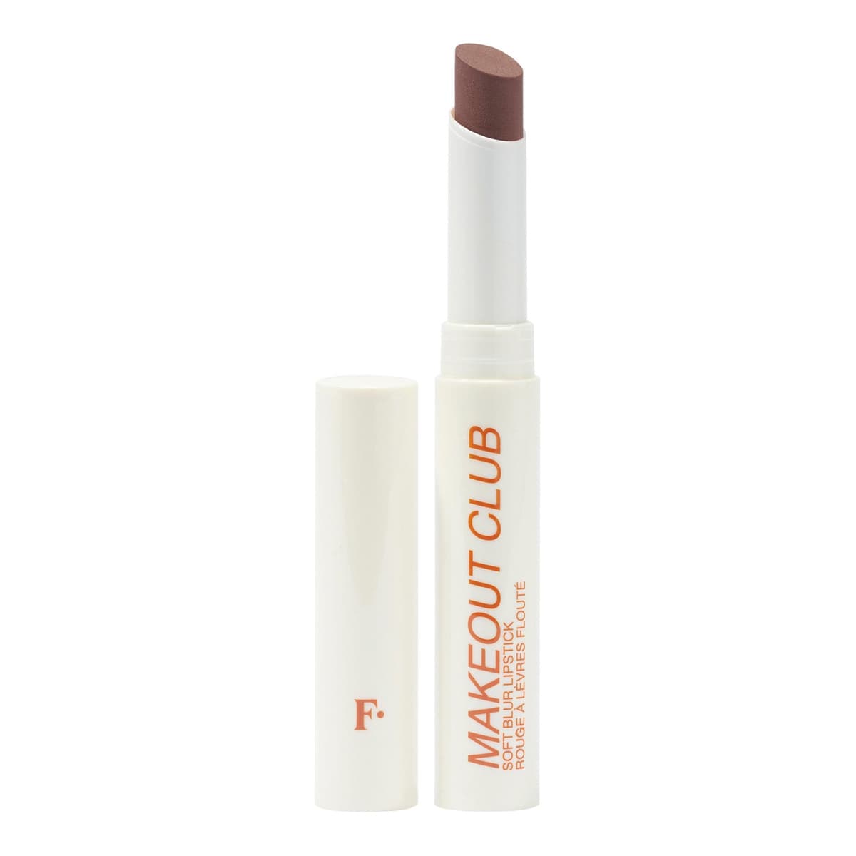 MAKEOUT CLUB Soft Blur Lipstick, Baddie - a dark brown