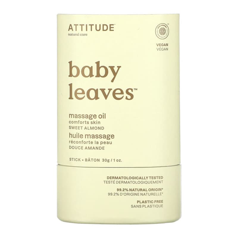 Baby Leaves, Massage Oil Stick, Sweet Almond