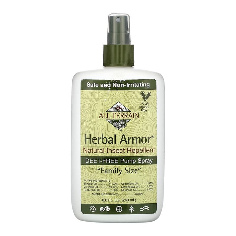Herbal Armor, Natural Insect Repellent, Deet-Free Pump Spray