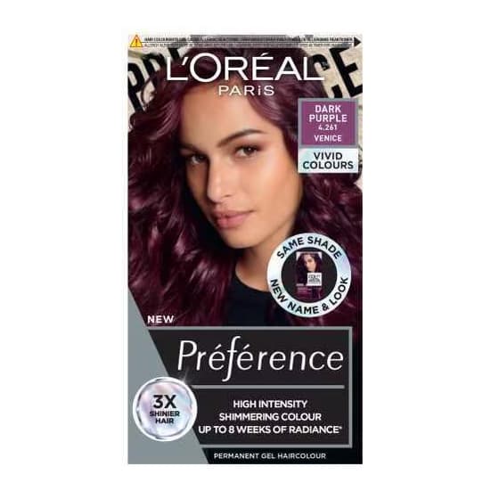 Preference Vivids (Colorista) Hair Dye Rose Dark Purple 4.26