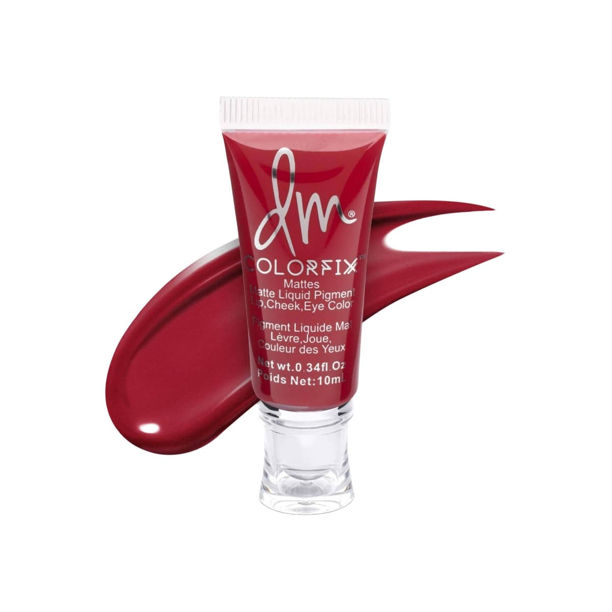 Colorfix - Multi-Use Eye, Cheek & Lip Waterproof Liquid Pigment, Primary Red