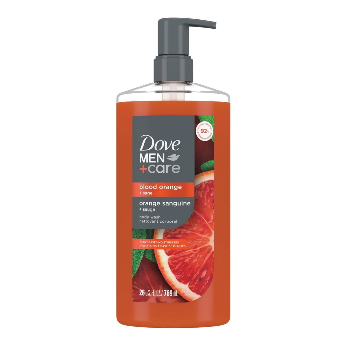 Body Wash with Plant-Based Moisturizers - Blood Orange & Sage