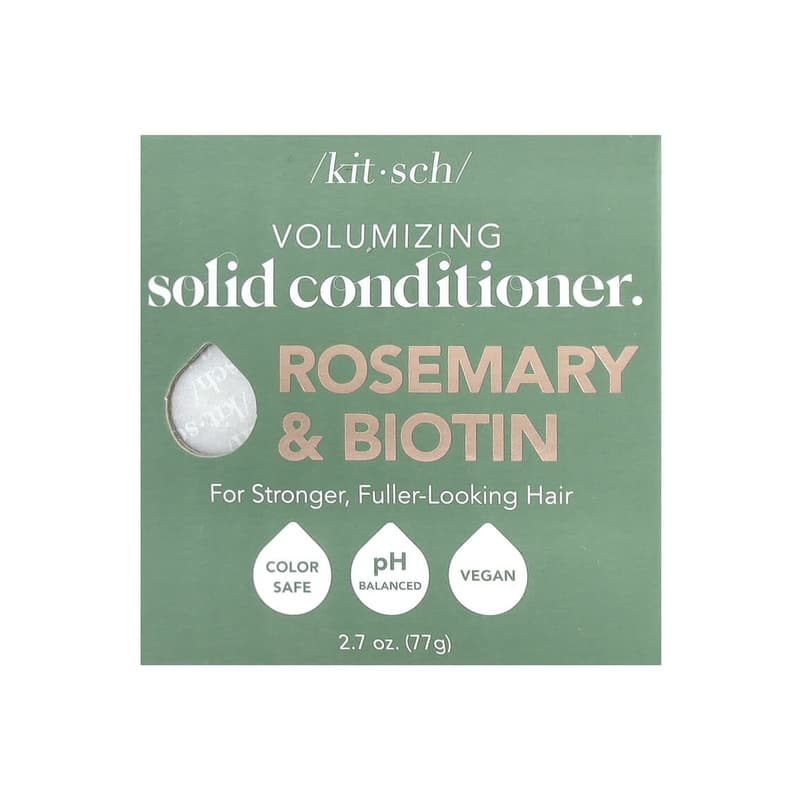 Volumizing Solid Conditioner Bar, Rosemary & Biotin, Lavender & Vanilla